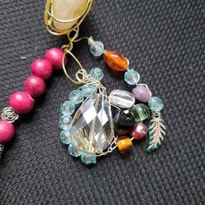 Boho lake rock decoration wall hanging